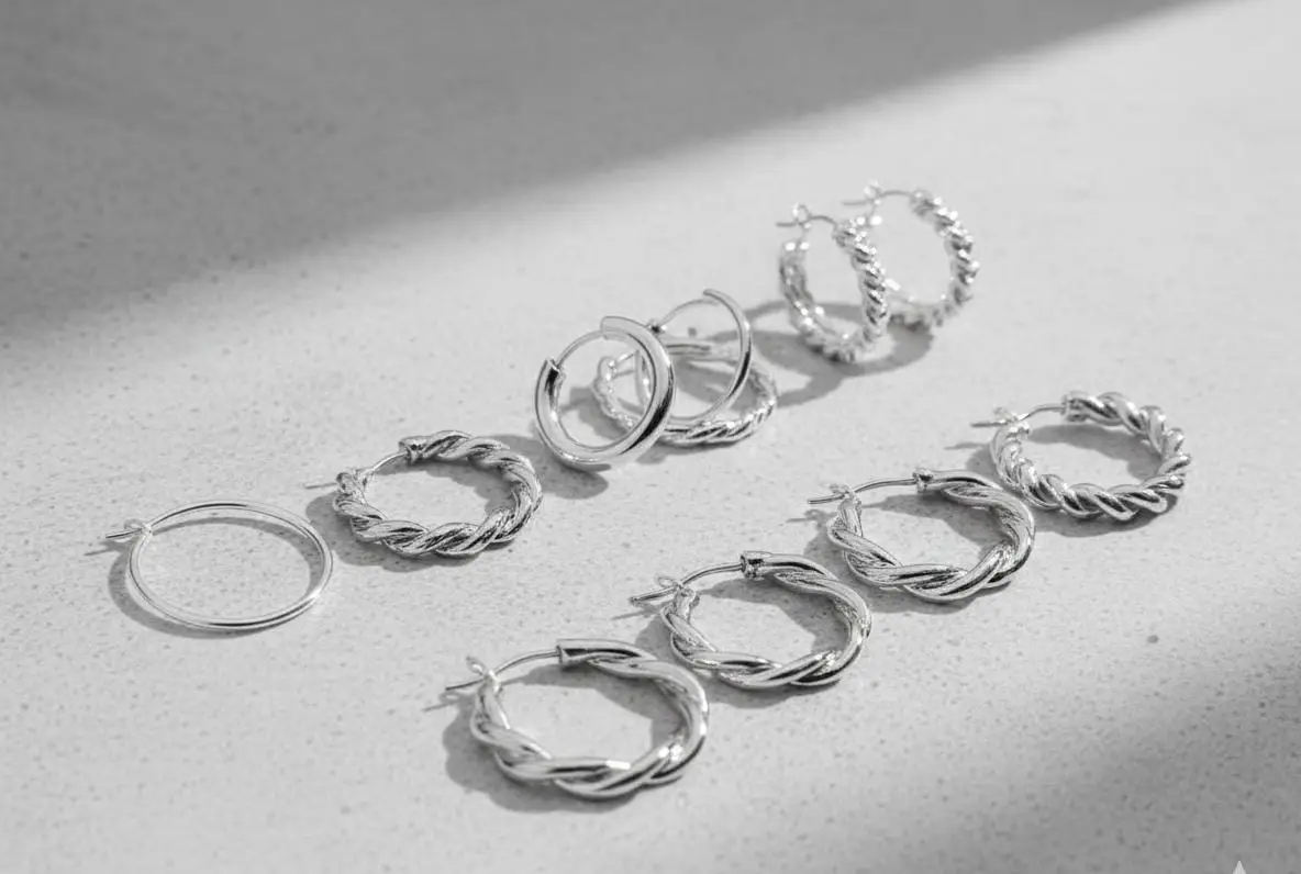 مجموعة حلق اذنين من SHEIN